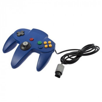 Blue N64 Controller Nintendo 64 Controller Blue New - Nintendo 64 Controllers - N64 Controllers - N64 Controller Pads - Nintendo 64 Controller Blue - New